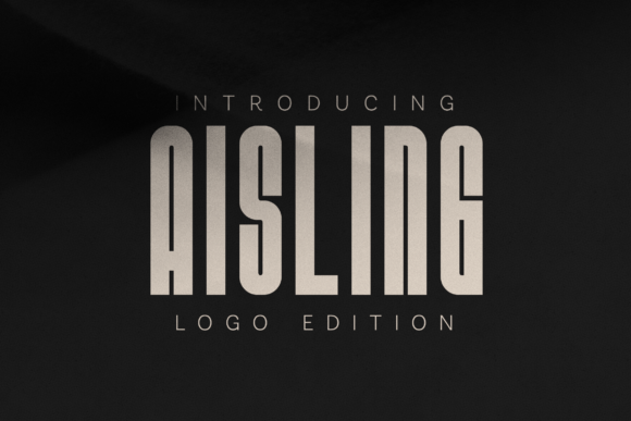 Aisling Logo Edition: The Bold Display Font for Handmade Brands