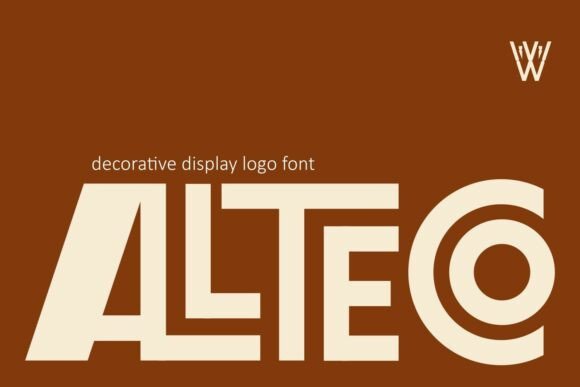 Allteco: The Modern Retro Display Font for Handmade Branding