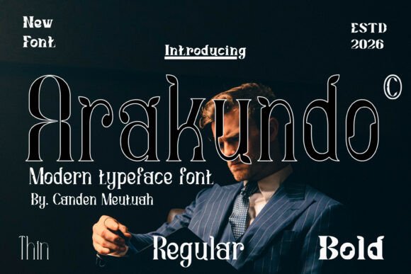 Arakundo: The Bold Display Typeface That Elevates Campaign Visuals