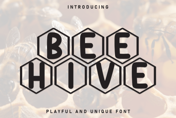 Bee Hive: A Charming Display Font for Editorial Design