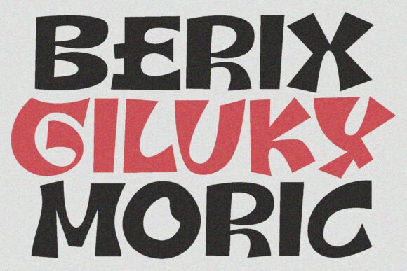 Brisck: The Bold Experimental Typeface for Creative Branding