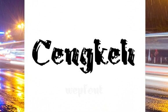 Cengkeh: The Urban Display Font for Bold Small Business Branding