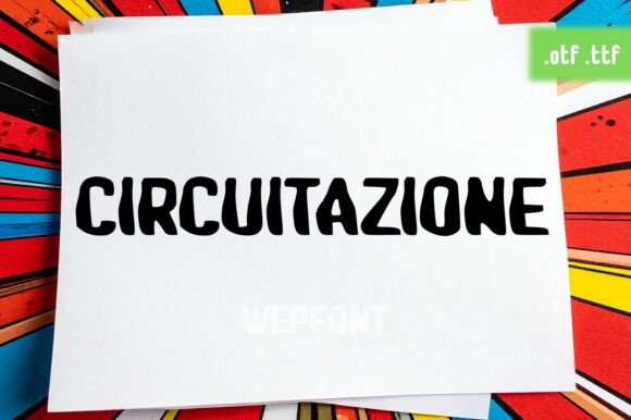 Circuitazione: The Bold Display Font for Dynamic Editorial Design