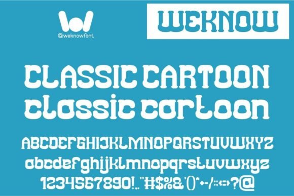 Classic Cartoon: The Retro Display Font for Modern Web Design