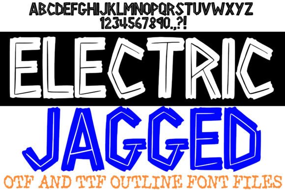 Electric Jagged: The High-Voltage Typeface for Bold Campaigns