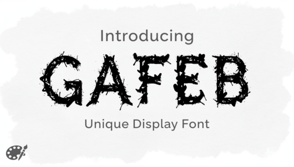 Gafeb: The Expressive Display Font for Bold Small Business Branding