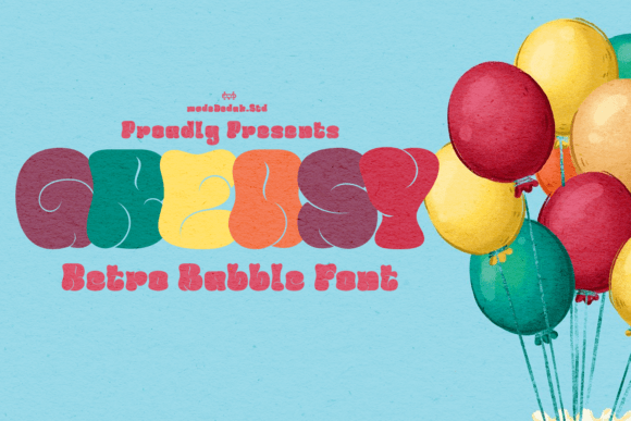 Greasy Bubble: The Retro Font That Elevates Small Business Branding
