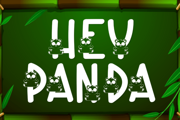 Hey Panda: A Creative Display Font for Editorial Design