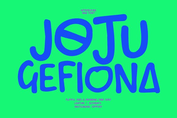 Joju Gefiona: The Display Typeface That Elevates Digital Brand Identity