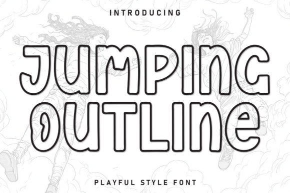 Jumping Outline: The Display Typeface That Transforms Your Brand Identity