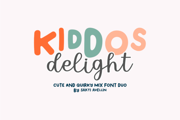 Kiddos Delight Duo: The Quirky Typeface for Engaging Editorial Design