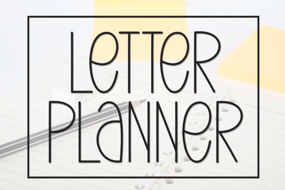 Letter Planner: The Premium Display Font for Modern Campaigns
