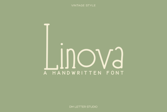 Linova: A Modern Handwriting Typeface for Editorial Design