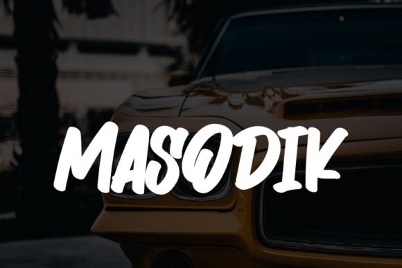 Masodik: The Bold Typeface That Elevates Small Business Branding