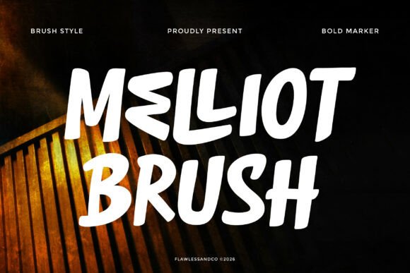 Melliot: The Dynamic Brush Font That Elevates Small Business Branding