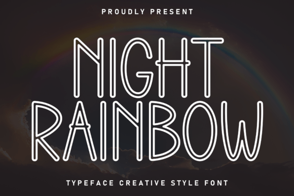 Night Rainbow: The Magical Display Font for Handmade Brands
