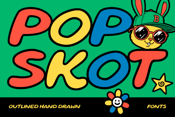 Popskot: The Loud Display Font That Brings Energy to Brand Identity